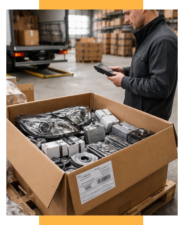 Доставка автозапчастей из Европы под ключ от 12926 р. | СетСервис-Шдр