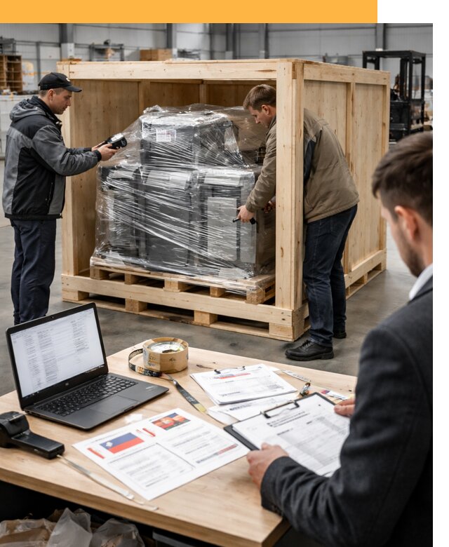 Доставка промышленного оборудования из США от 67217 руб