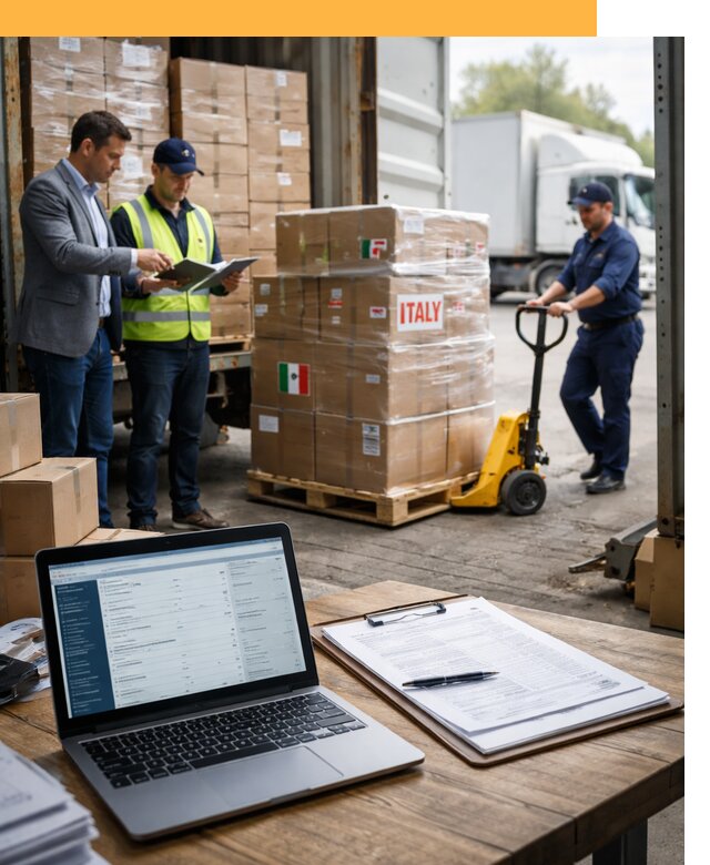 Доставка грузов из Италии: морские и авиаперевозки от 18614