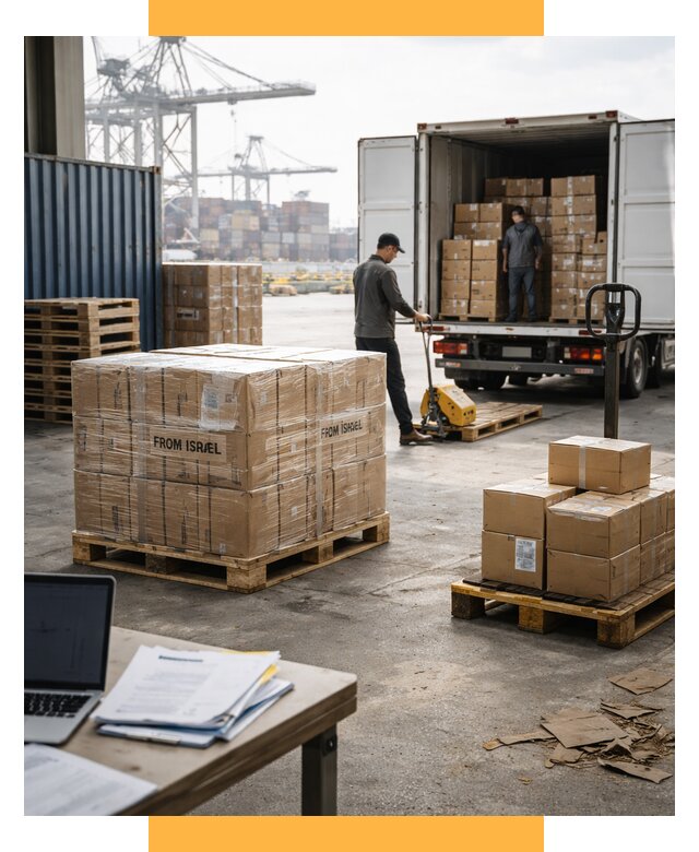 Доставка грузов из Израиля от 15512 р., логистика от СетСервис-Шдр