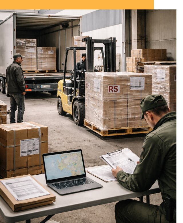 Доставка грузов в Сербию от 46535 руб, международные перевозки