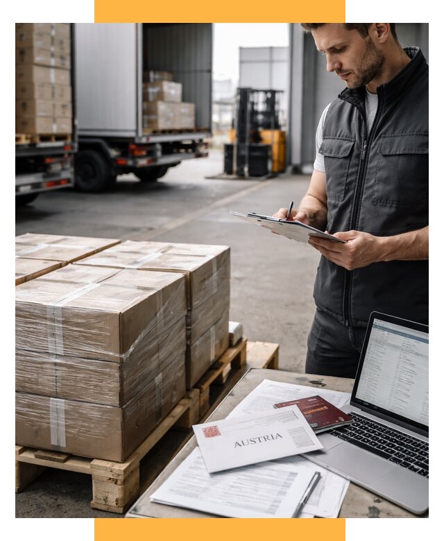 Доставка в Австрию от 67217 р. Логистика и экспорт СетСервис-Шдр