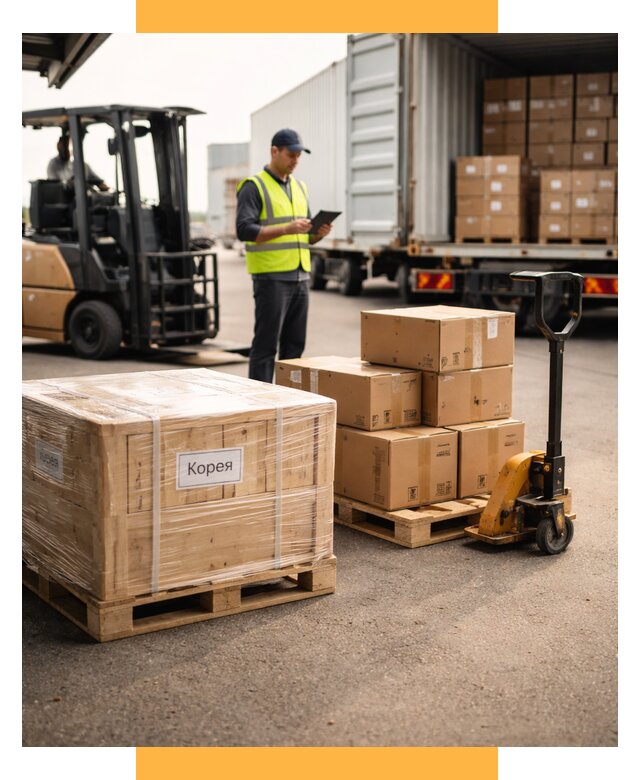 Доставка грузов в Корею из России от 36194 р. | СетСервис-Шдр