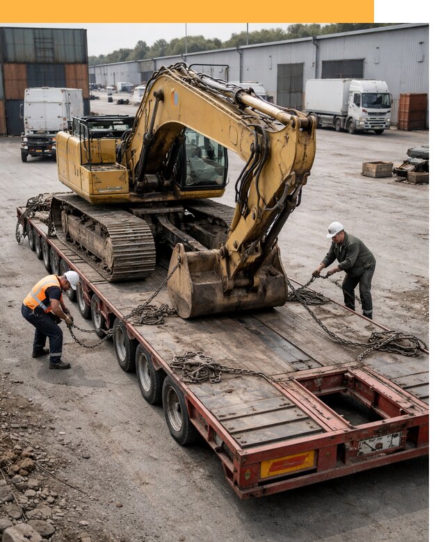 Перевозка спецтехники по России и миру от 46535 руб