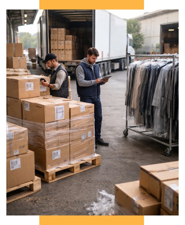 Перевозка и доставка одежды из Китая от 7756 р., СетСервис-Шдр