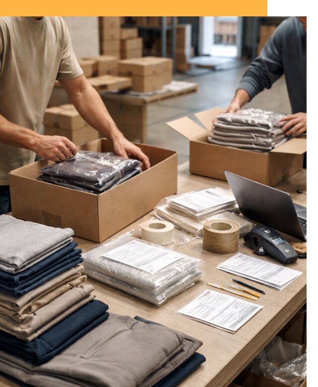 Перевозка одежды по миру от 7756 руб. с таможенным оформлением