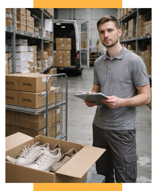 Доставка обуви из Китая и Турции от 4653 р. СетСервис-Шдр