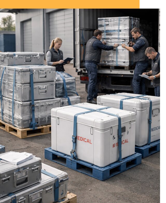 Перевозка медицинского оборудования по всему миру от 15512 руб