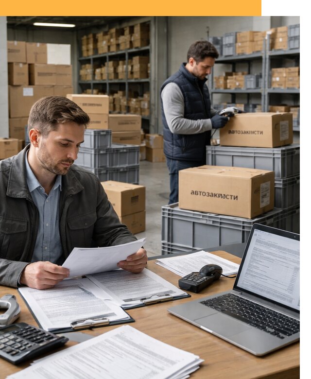 Таможенное оформление автозапчастей по выгодным тарифам от 8790